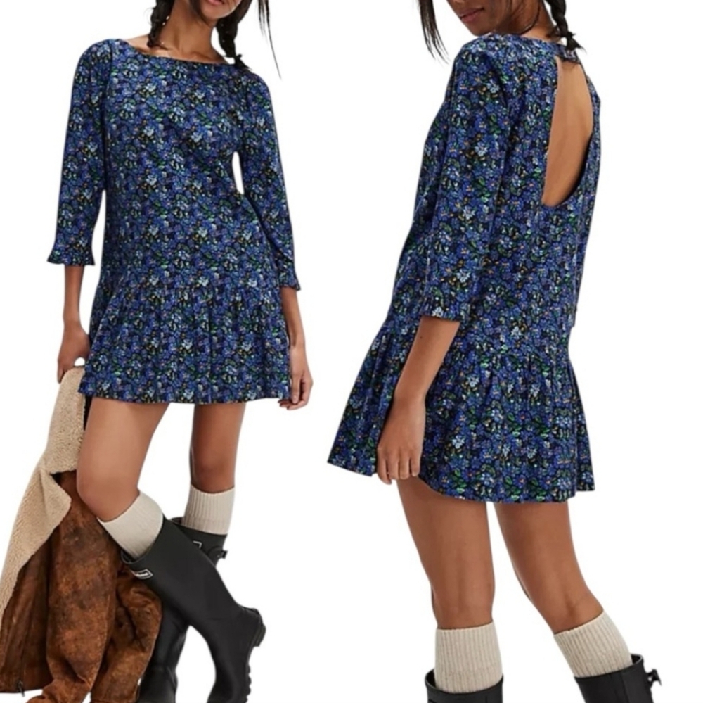 Free People The Avenue Mini Dress Medium Size